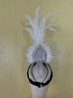 The Stardust Wings of Radiance – Deluxe Feathered Samba & Carnival Crown by Stardust Starlets