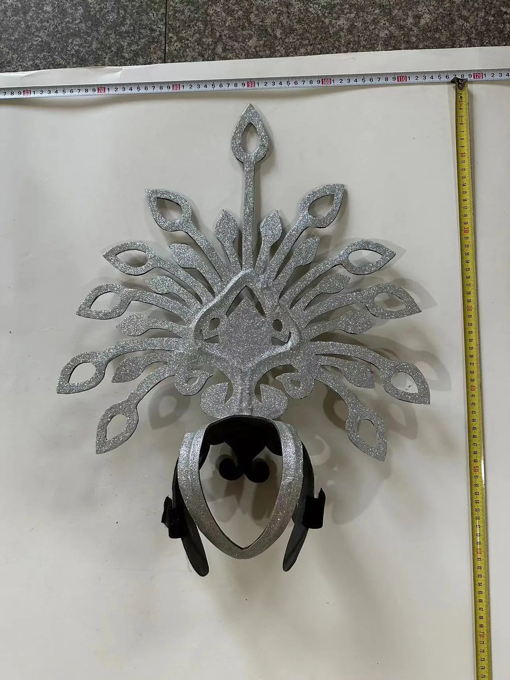 The Stardust Dionysia – Silver Starburst Carnival & Masque Ball Crown by Stardust Starlets