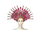 Brazil Rio Spanish Cuba Santiago Havana Venice Dionysia carnival Float Mask dress masque ball costume samba Golden Crown by Stardust Starlets