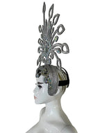 The Stardust Dionysia – Silver Starburst Carnival & Masque Ball Crown by Stardust Starlets