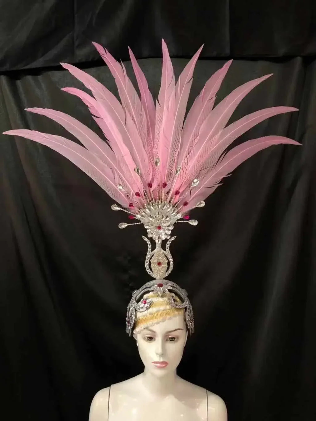 The Stardust Aurora – Premium Feathered Samba Carnival Headdress by Stardust Starlets