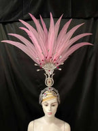 The Stardust Aurora – Premium Feathered Samba Carnival Headdress by Stardust Starlets