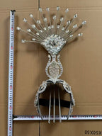 The Stardust Aurora – Premium Feathered Samba Carnival Headdress by Stardust Starlets