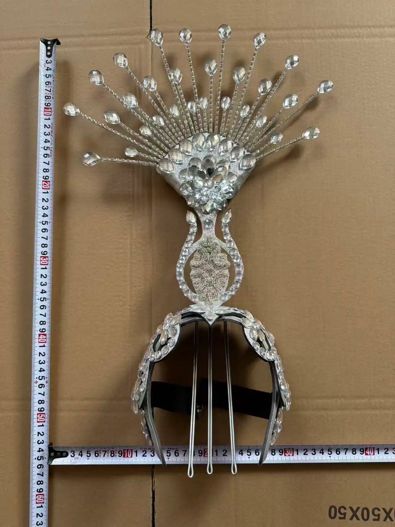 The Stardust Aurora – Premium Feathered Samba Carnival Headdress by Stardust Starlets