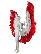 The Stardust Phoenix Wings – Deluxe Feathered Samba Backpiece & Stage Wings by Stardust Starlets