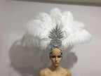 The Stardust Dionysia – Carnival & Samba Feathered Masque Ball Crown by Stardust Starlets