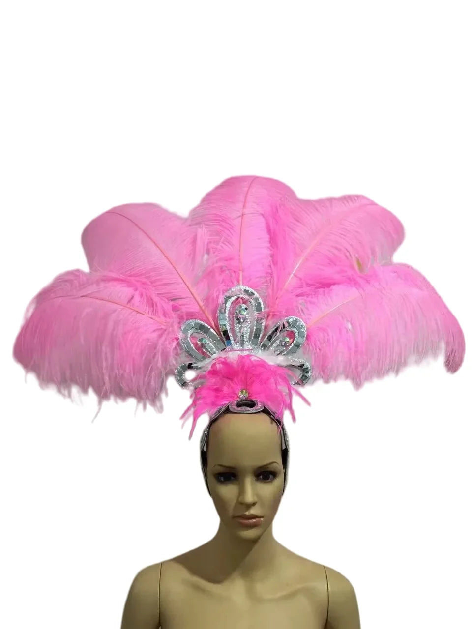 The Stardust Empress – Deluxe Feathered Samba & Carnival Crown by Stardust Starlets