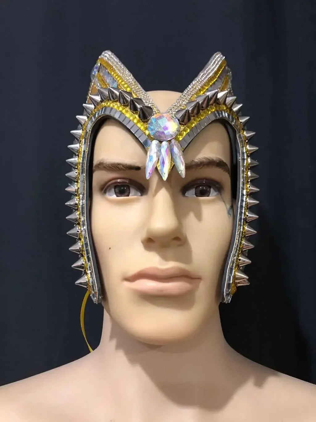 The Stardust Empress – Deluxe Feathered Samba & Carnival Crown by Stardust Starlets