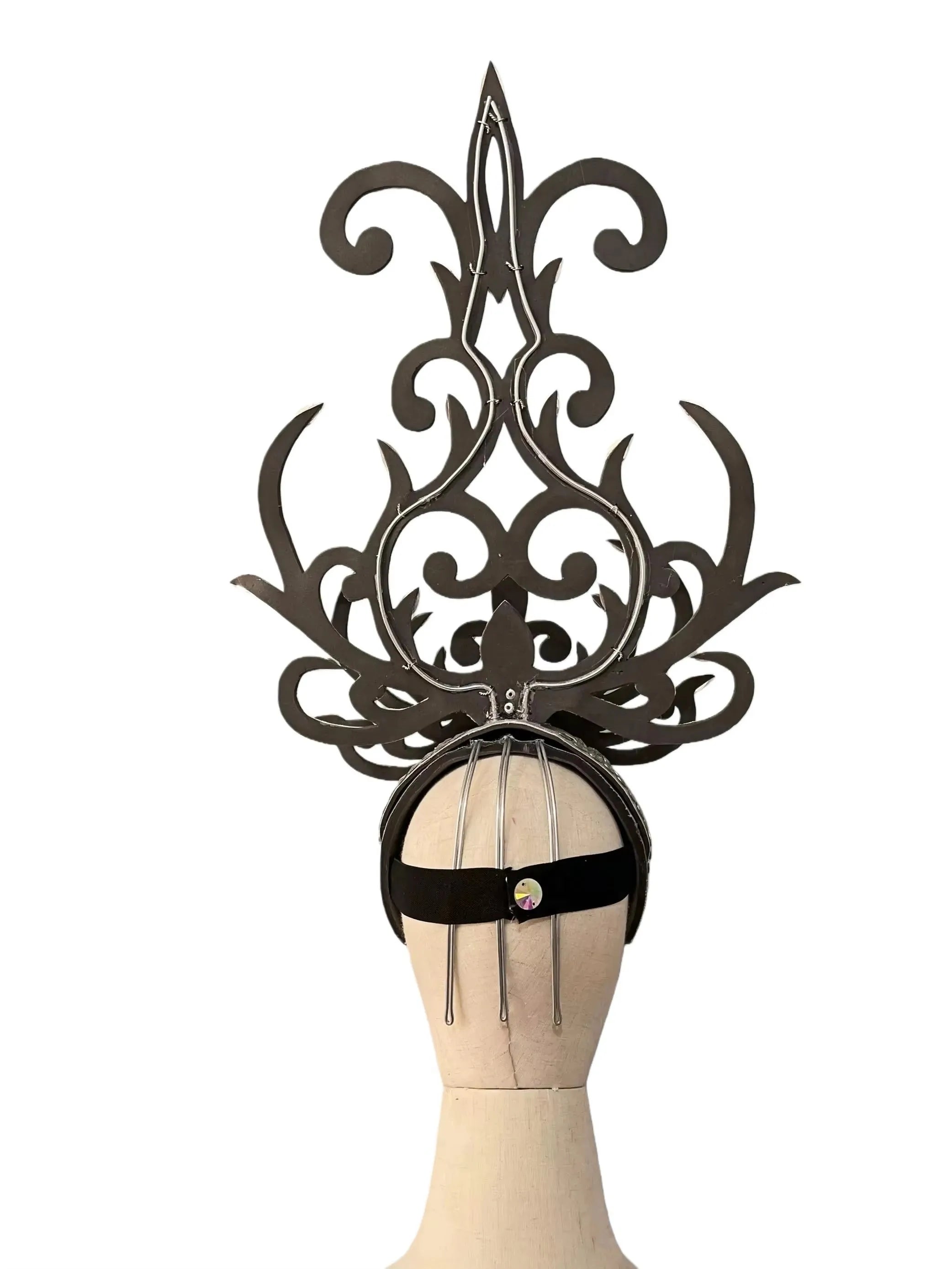The Stardust Dionysia Masquerade Crown – Carnival & Ball Samba Headdress by Stardust Starlets