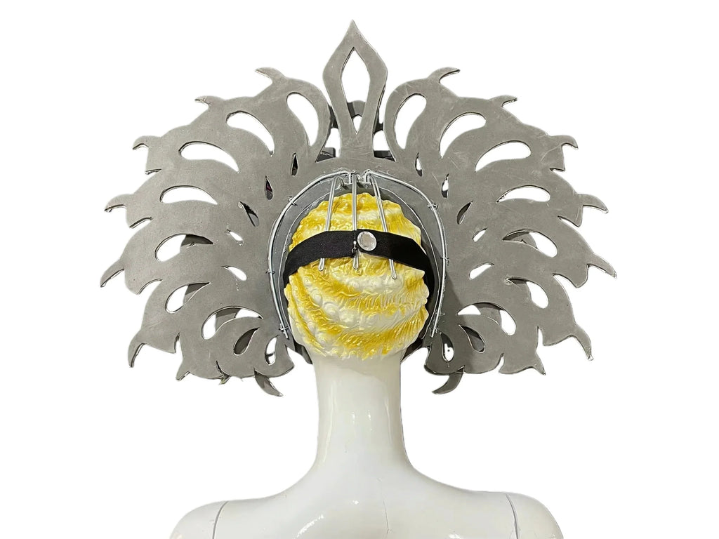 Brazil Rio Spanish Cuba Santiago Havana Venice Dionysia carnival Float Mask dress masque ball costume samba Golden Crown by Stardust Starlets