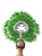 The Stardust Sovereign – Majestic Feathered Samba Carnival Headdress by Stardust Starlets