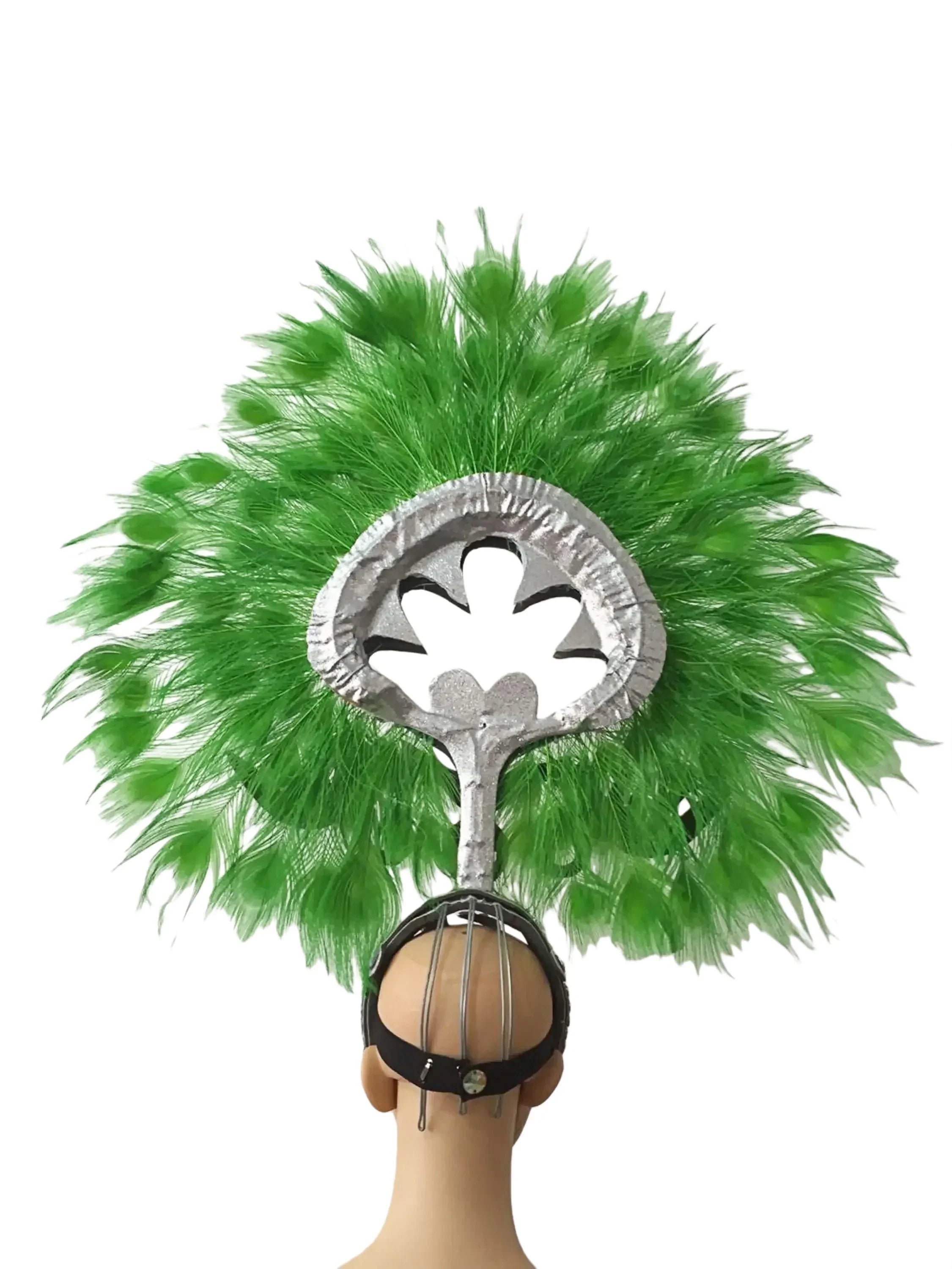 The Stardust Sovereign – Majestic Feathered Samba Carnival Headdress by Stardust Starlets