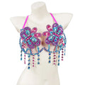 The Stardust Empress Sirena – Deluxe Rhinestone & Stone Samba Carnival Wire Bra by Stardust Starlets