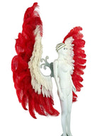 The Stardust Phoenix Wings – Deluxe Feathered Samba Backpiece & Stage Wings by Stardust Starlets