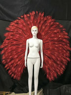 The Stardust Victoria Cabaret – Deluxe Angel Feather Wing & Headdress Stage Costume Set by Stardust Starlets
