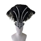 The Stardust Dionysia – Classic Feathered Samba Carnival & Masque Crown by Stardust Starlets