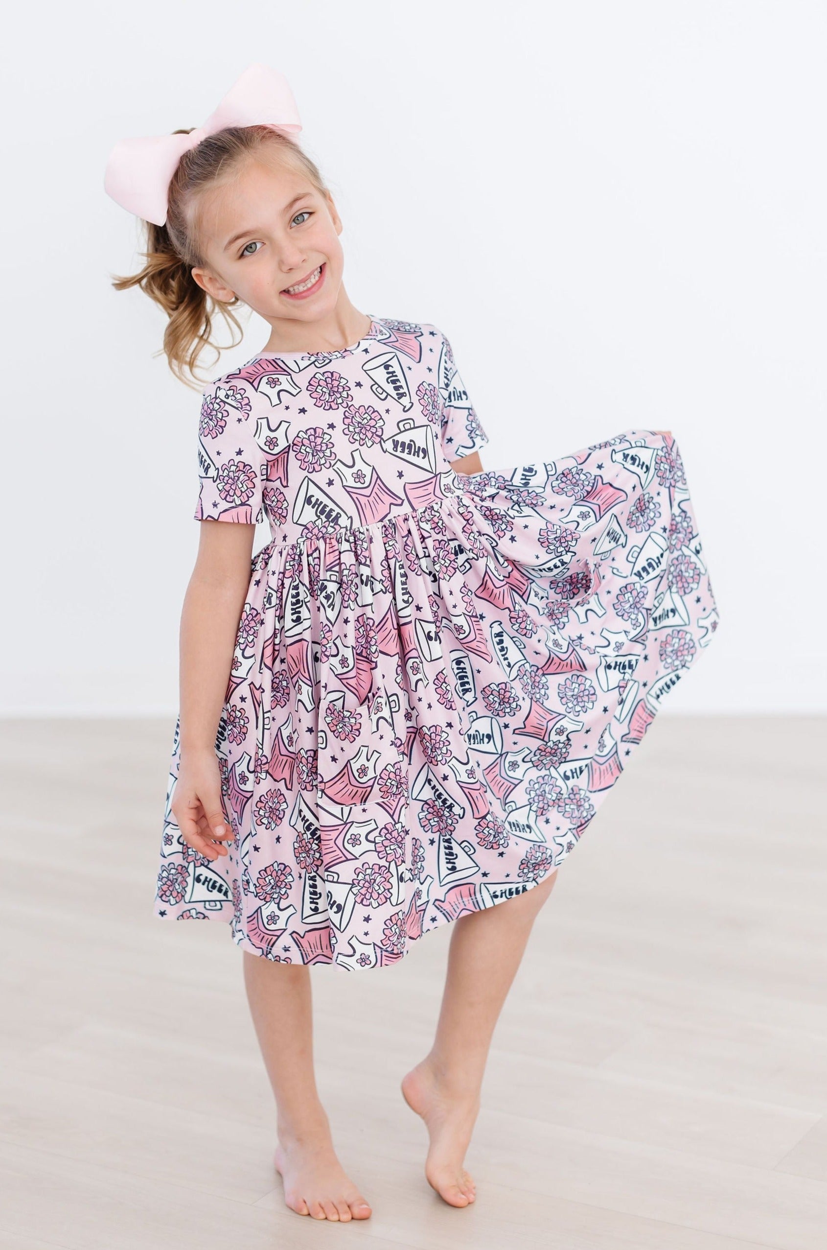 SALE Cheer S/S Pocket Twirl Dress by Mila & Rose ®