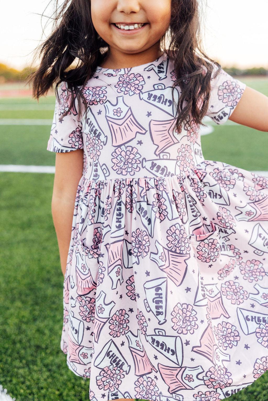SALE Cheer S/S Pocket Twirl Dress by Mila & Rose ®