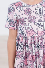 SALE Cheer S/S Pocket Twirl Dress by Mila & Rose ®