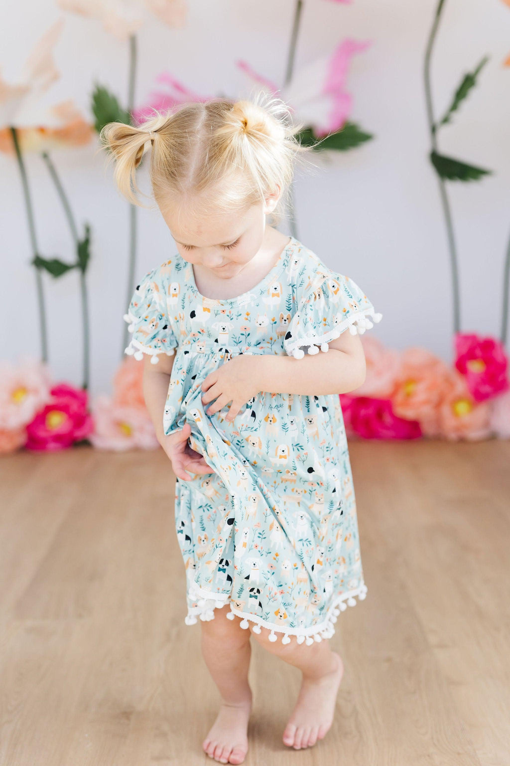 Furry Friends Pom Pom Dress by Mila & Rose ®