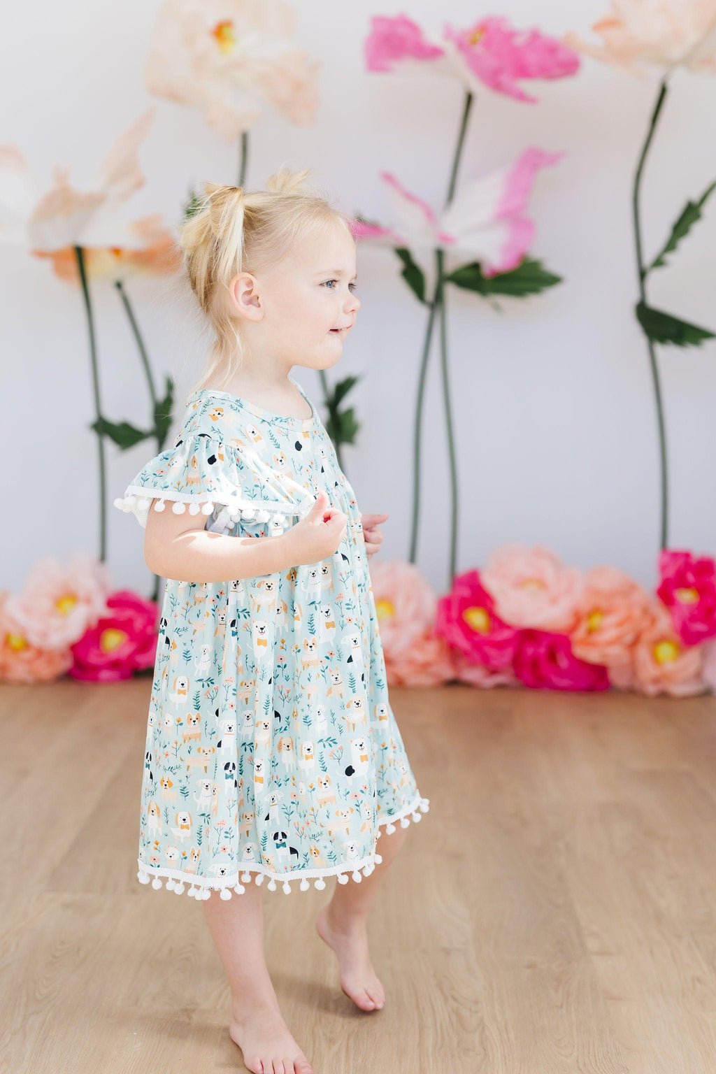 Furry Friends Pom Pom Dress by Mila & Rose ®