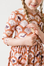 SALE Hocus Pocus 3/4 Sleeve Pocket Twirl Dress by Mila & Rose ®