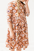 SALE Hocus Pocus 3/4 Sleeve Pocket Twirl Dress by Mila & Rose ®