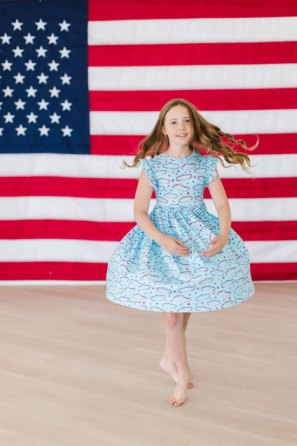 SALE Miss Americana (Mila's Version) Flutter Sleeve Twirl Dress by Mila & Rose ®