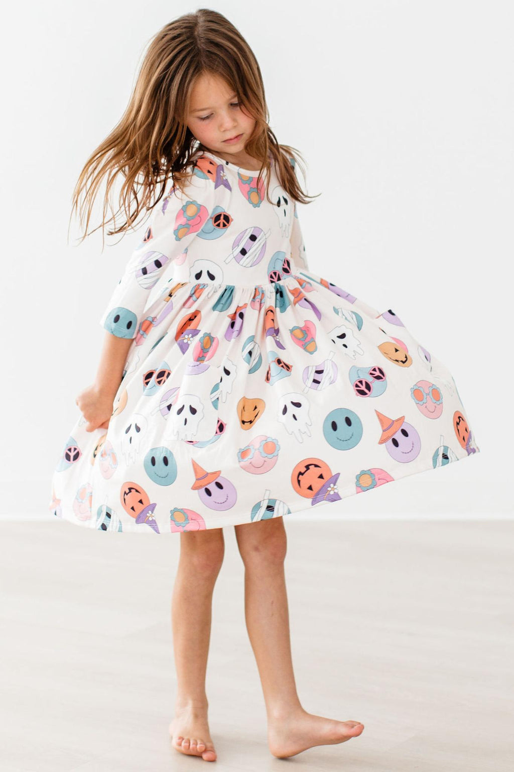 SALE Monster Mash 3/4 Sleeve Pocket Twirl Dress by Mila & Rose ®