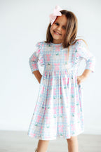 SALE Pumpkin Picnic 3/4 Sleeve Ruffle Twirl Dress by Mila & Rose ®
