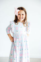 SALE Pumpkin Picnic 3/4 Sleeve Ruffle Twirl Dress by Mila & Rose ®