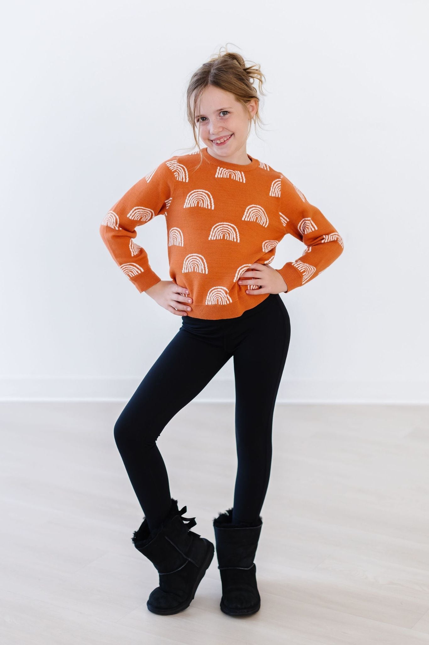 SALE Rainbows in Fall Sweater by Mila & Rose ®
