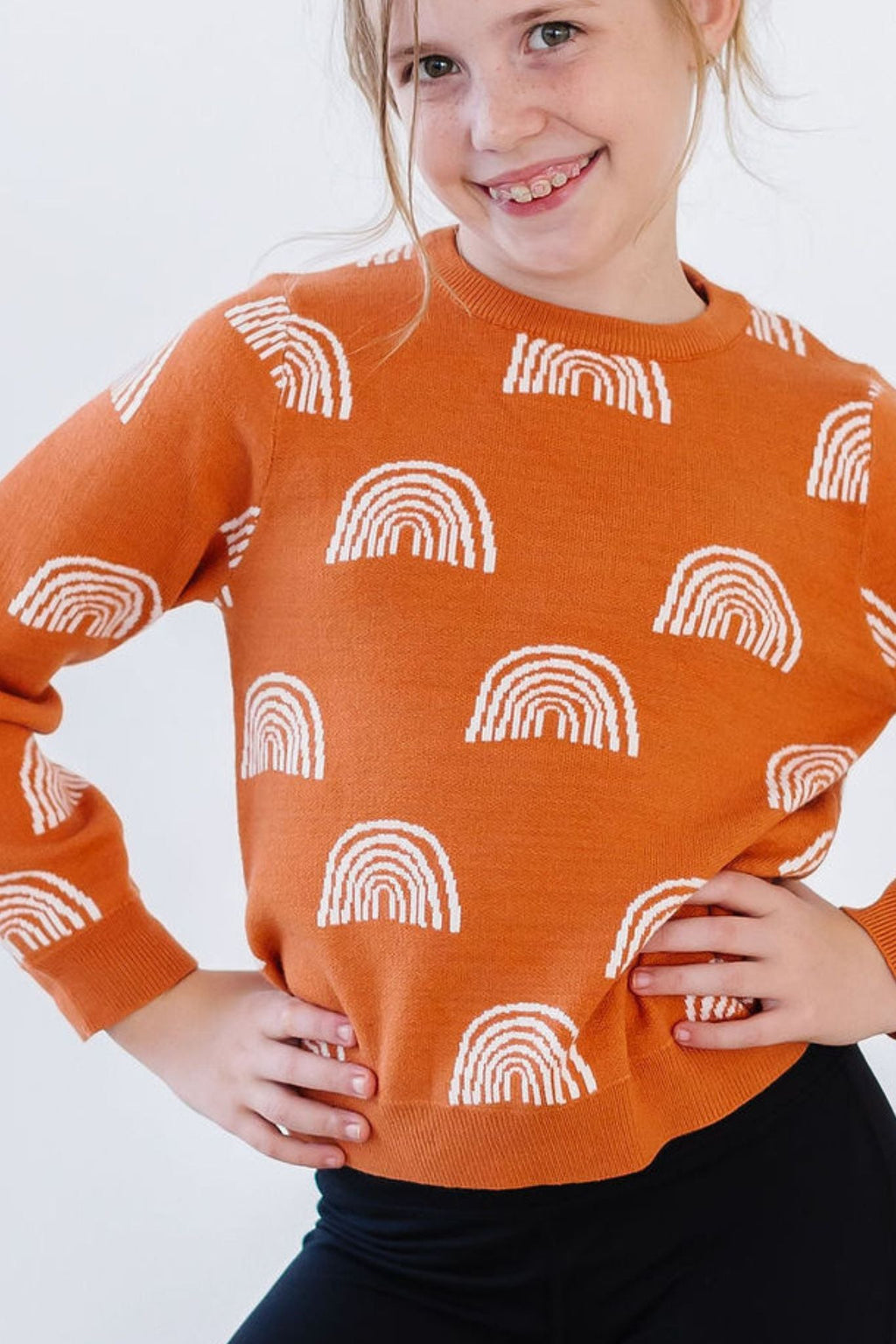 SALE Rainbows in Fall Sweater by Mila & Rose ®