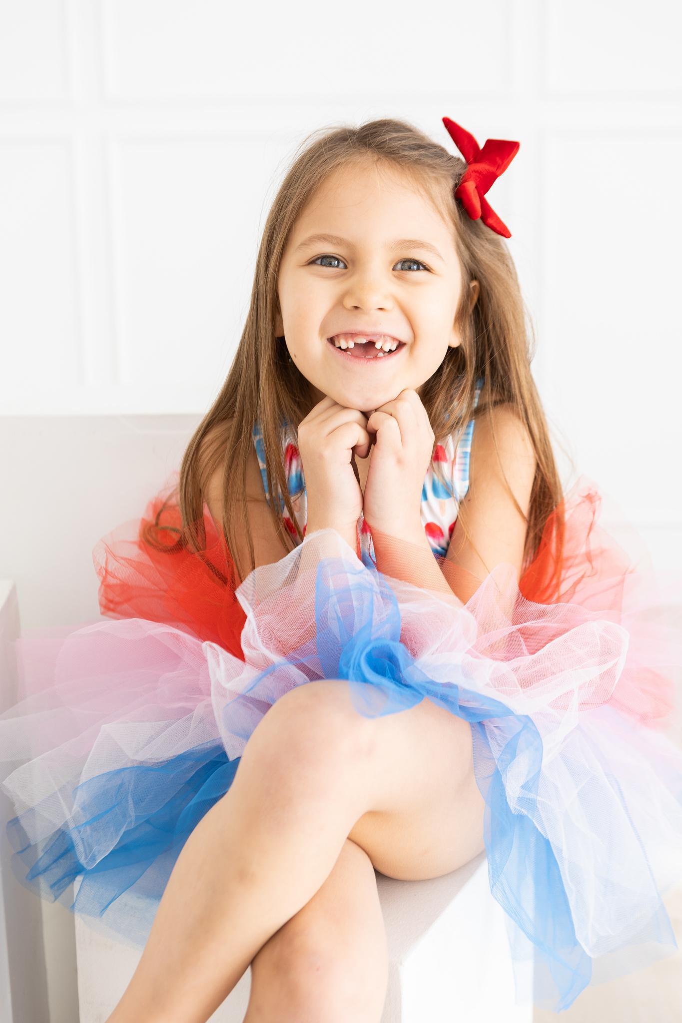 SALE Red, White & Cute Tank Tutu Leotard by Mila & Rose ®