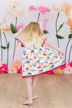 Rooster Pom Pom Dress by Mila & Rose ®