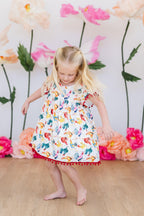 Rooster Pom Pom Dress by Mila & Rose ®