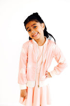 SALE Soft Pink Suns Satin Jacket by Mila & Rose ®