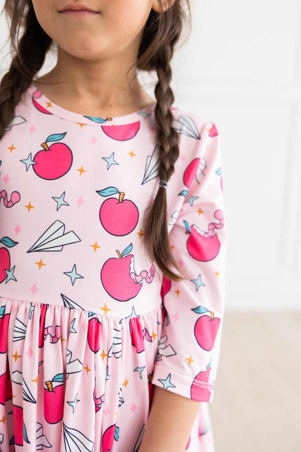 SALE Star Student 3/4 Sleeve Pocket Twirl Dress by Mila & Rose ®