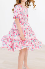 SALE Strawberry Shortcake Smocked Ruffle Dress by Mila & Rose ®