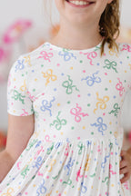 SALE Tied in Love S/S Pocket Twirl Dress by Mila & Rose ®