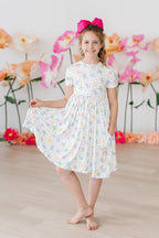 SALE Tied in Love S/S Pocket Twirl Dress by Mila & Rose ®