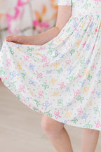 SALE Tied in Love S/S Pocket Twirl Dress by Mila & Rose ®