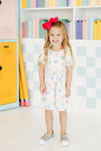 SALE Tied in Love S/S Pocket Twirl Dress by Mila & Rose ®