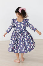 SALE Tied with a Boo 3/4 Ruffle Twirl Dress by Mila & Rose ®