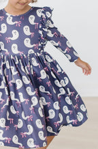 SALE Tied with a Boo 3/4 Ruffle Twirl Dress by Mila & Rose ®