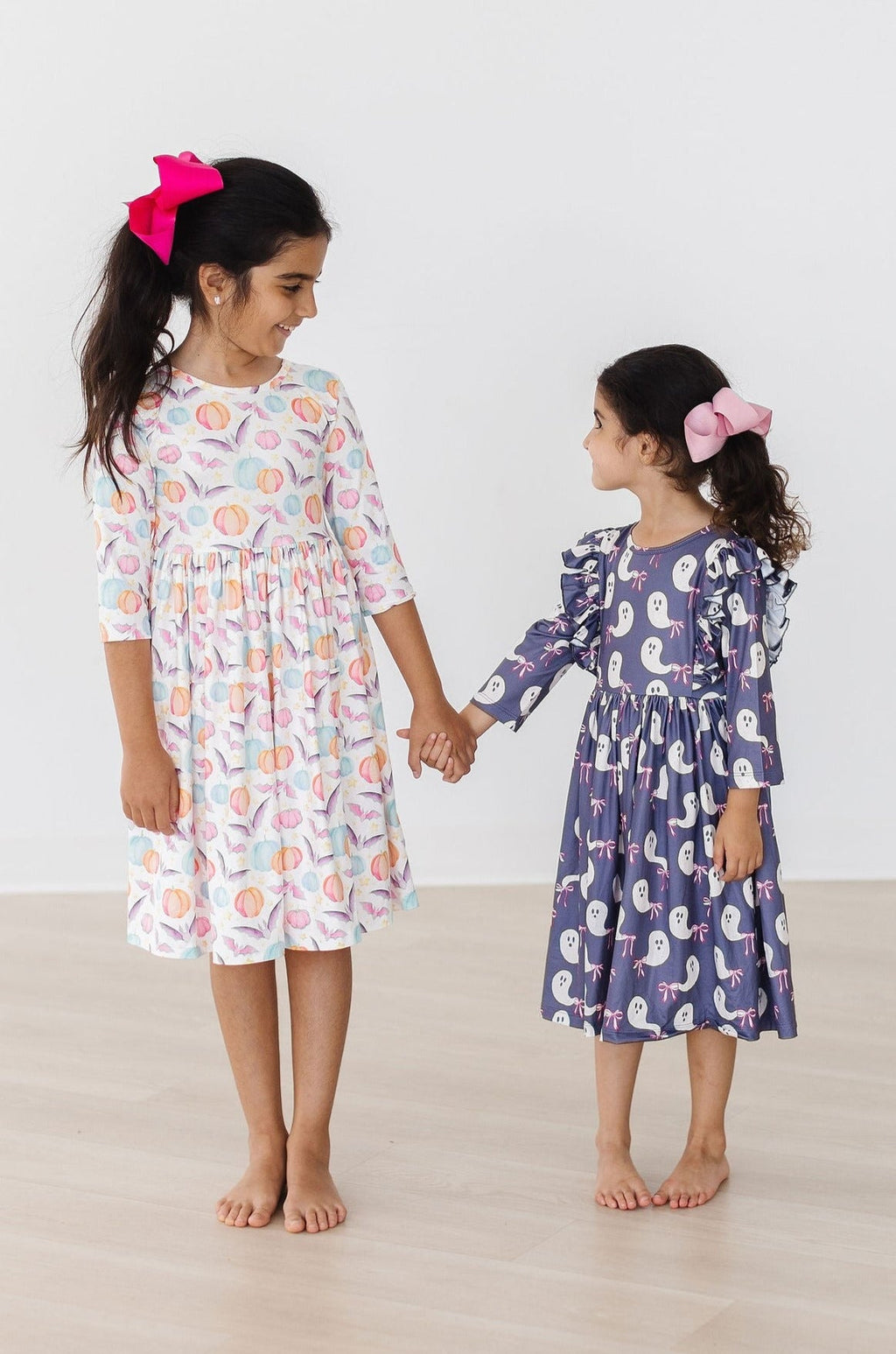 SALE Tied with a Boo 3/4 Ruffle Twirl Dress by Mila & Rose ®