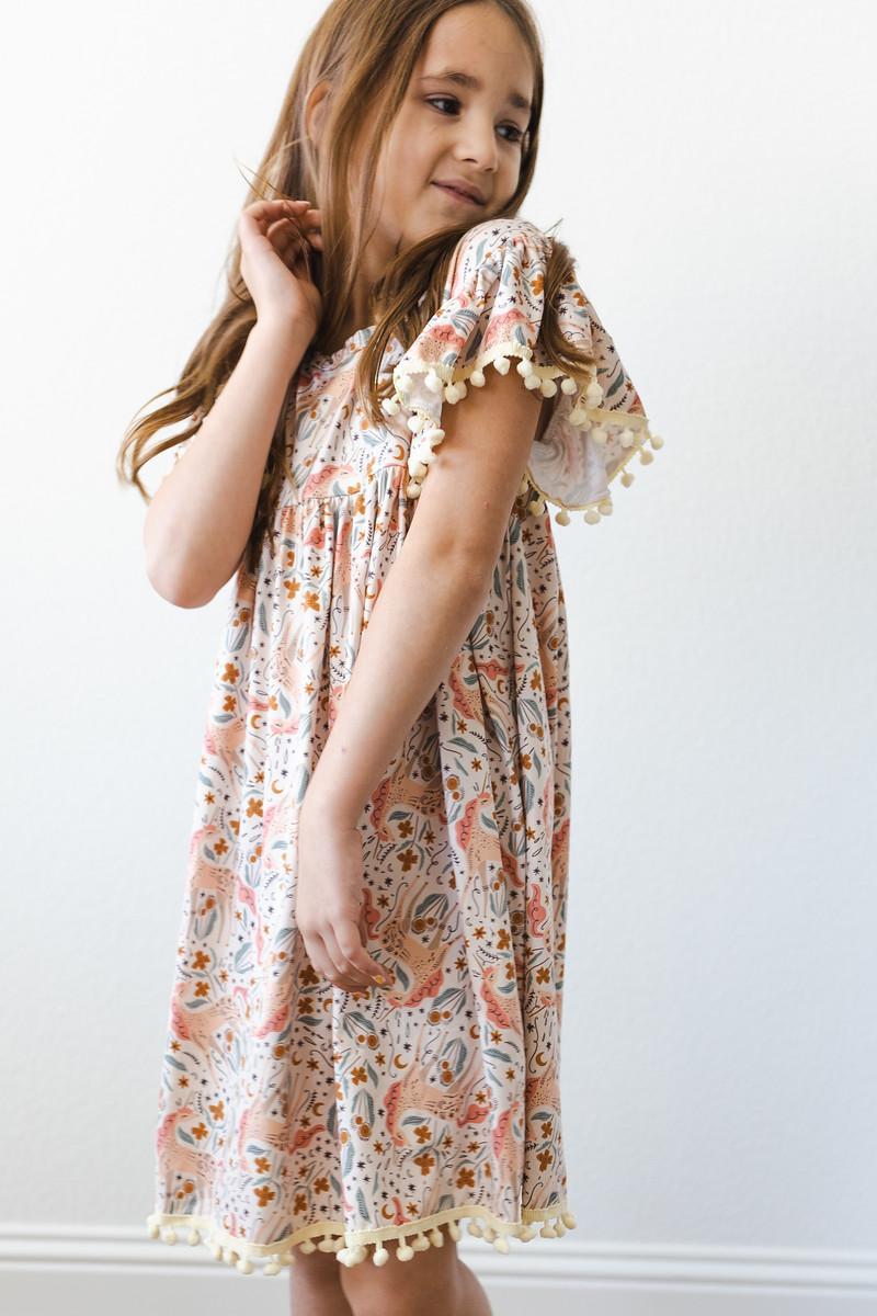 Unicorn Soiree Pom Pom Dress by Mila & Rose ®
