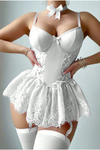 Lace Skirted Babydoll Set by 3wishes.com
