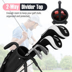 Golf Stand Bag Lightweight Golf Bag for The Driving Range-White by LuxuryLifeWay Online Store
