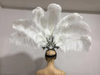 The Stardust Dionysia – Carnival & Samba Feathered Masque Ball Crown by Stardust Starlets